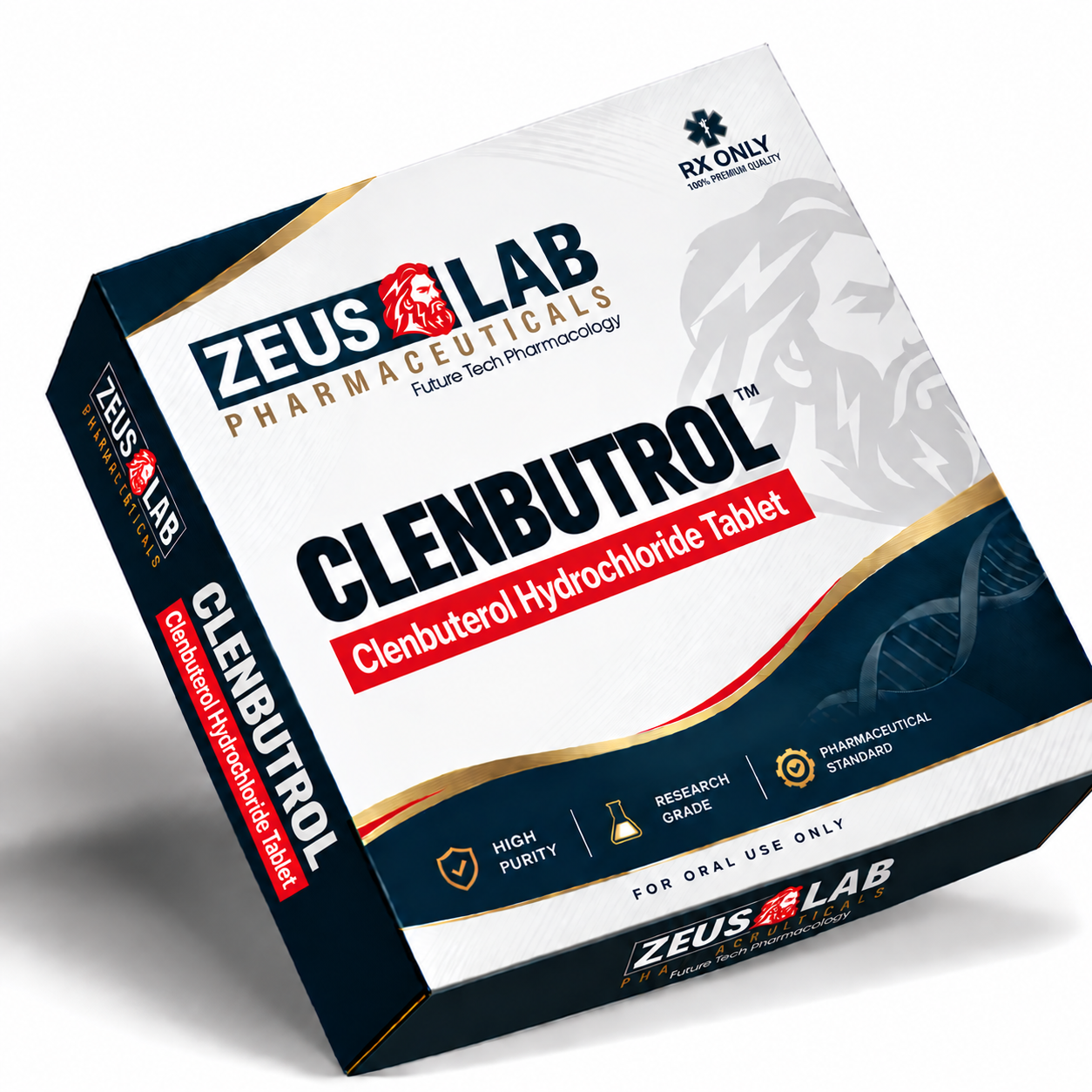 CLENBUTROL Sealed Blister Pack Sealed Pack by Zeus Lab Pharmaceuticals - Clenbuterol Hydrochloride Tablet