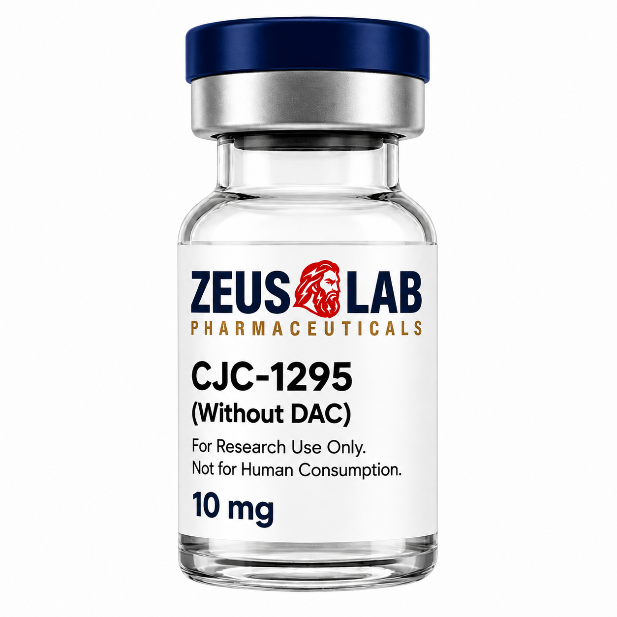 CJC-1295 (Without DAC) 10 mg 1 Vial by Zeus Lab Pharmaceuticals - Modified GHRH Analog