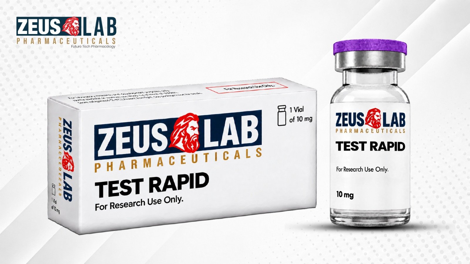 TEST RAPID 10 mL Vial 1 Vial by Zeus Lab Pharmaceuticals - Testosterone Propionate Solution