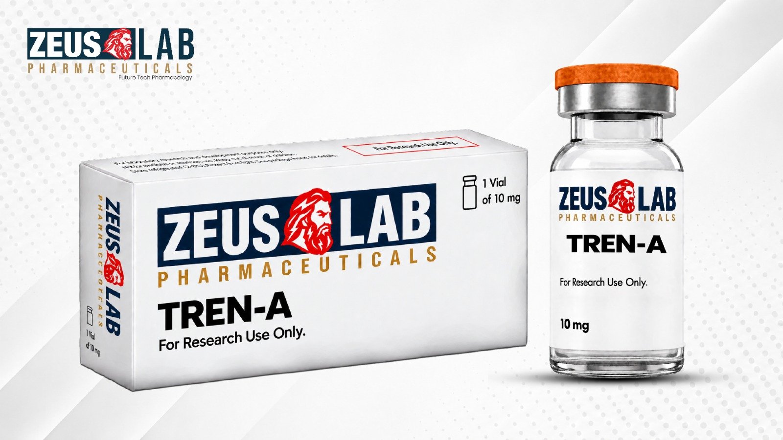 TREN-A 10 mL Vial 1 Vial by Zeus Lab Pharmaceuticals - Trenbolone Acetate Solution
